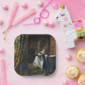 Johannes Vermeer - Allegory of Faith Papieren Bordje (Feest)