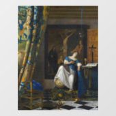Johannes Vermeer - Allegory of Faith Raamsticker (Vel)