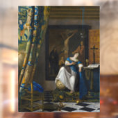 Johannes Vermeer - Allegory of Faith Raamsticker (Vel 2)