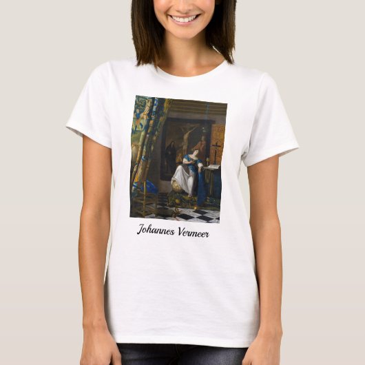 Johannes Vermeer - Allegory of Faith T-shirt (Voorkant)