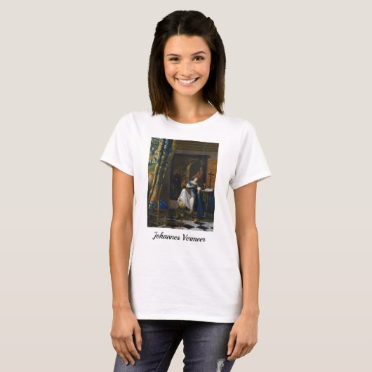 Johannes Vermeer - Allegory of Faith T-shirt (Voorkant volledig)