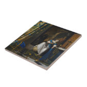 Johannes Vermeer - Allegory of Faith Tegeltje (Zijkant)