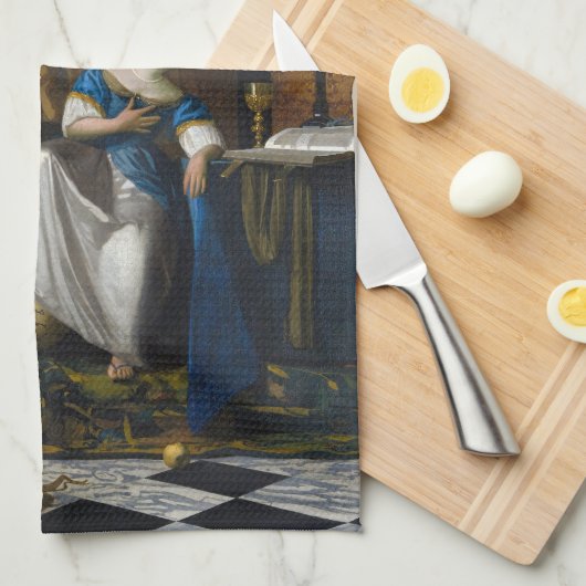 Johannes Vermeer - Allegory of Faith Theedoek (Quarter Fold)