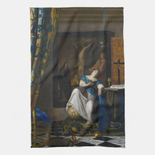 Johannes Vermeer - Allegory of Faith Theedoek