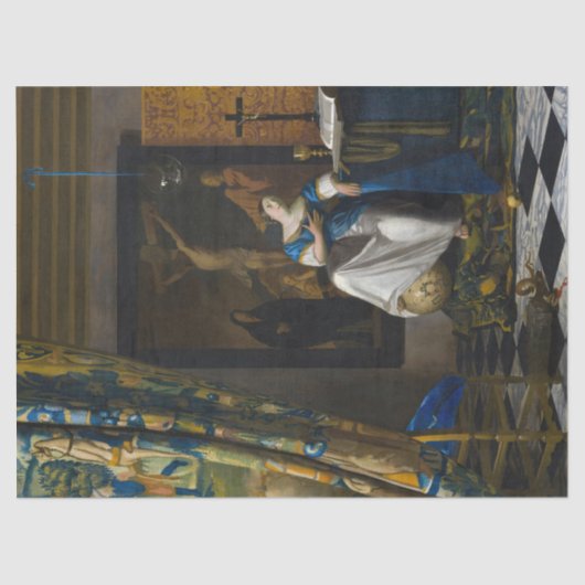 Johannes Vermeer - Allegory of Faith Tissuepapier (Voorkant)