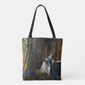 Johannes Vermeer - Allegory of Faith Tote Bag (Achterkant)
