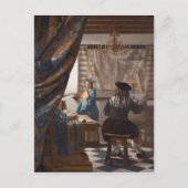 Johannes Vermeer - Allegory of the Art of Painting Briefkaart (Voorkant)