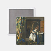 Johannes Vermeer Allegory van het katholieke geloo Magneet (Voorkant / Achterkant)