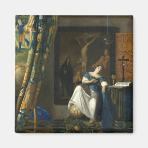 Johannes Vermeer Allegory van het katholieke geloo Magneet