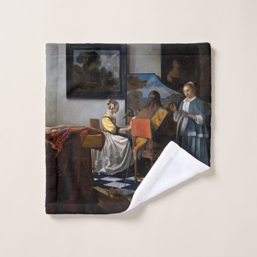 Johannes Vermeer - concert Bad Handdoek (Wasdoekje)
