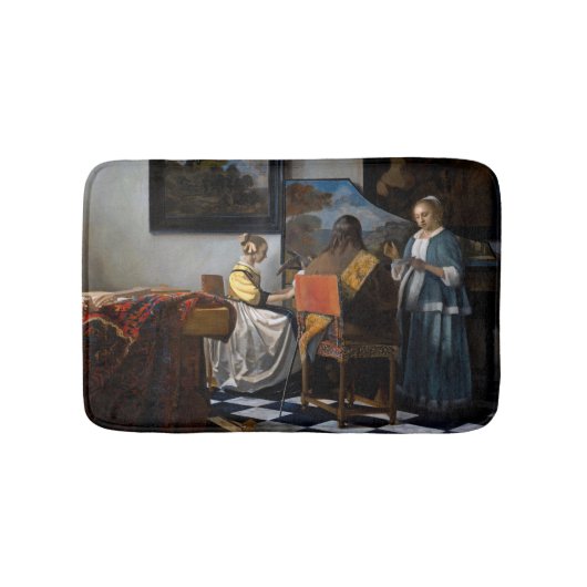 Johannes Vermeer - concert Badmat (Voorkant)