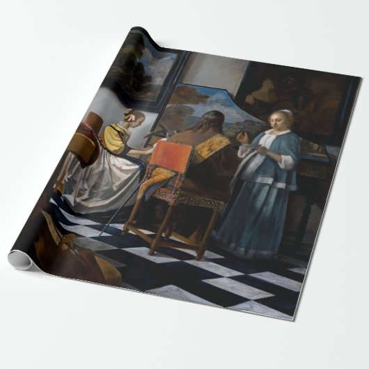 Johannes Vermeer - concert Cadeaupapier (Uitgerold)