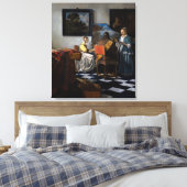 Johannes Vermeer - concert Canvas Afdruk (Insitu (Slaapkamer))