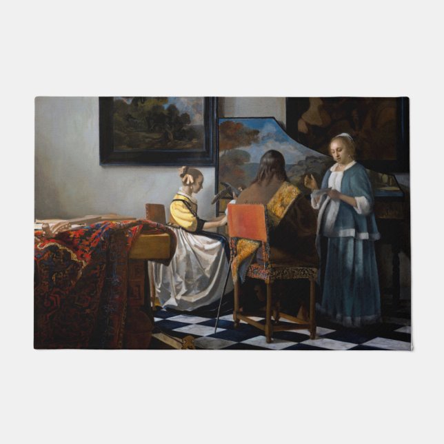 Johannes Vermeer - concert Deurmat (Voorkant)