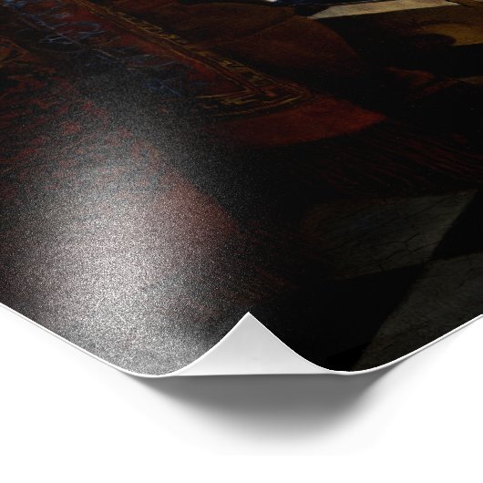 Johannes Vermeer - concert Foto Afdruk (Hoek)