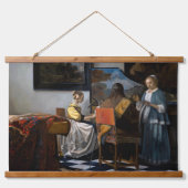 Johannes Vermeer - concert Hangend Wandkleed (Voorkant)
