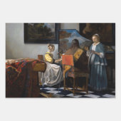 Johannes Vermeer - concert Inpakpapier Vel (Voorkant 2)