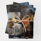 Johannes Vermeer - concert Inpakpapier Vel (In situ)