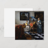 Johannes Vermeer - concert Kaart (Voorkant / Achterkant)