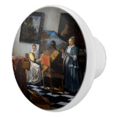 Johannes Vermeer - concert Keramische Knop (Rechts)