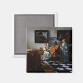 Johannes Vermeer - concert Magneet (Voorkant / Achterkant)