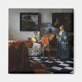 Johannes Vermeer - concert Magneet (Voorkant)