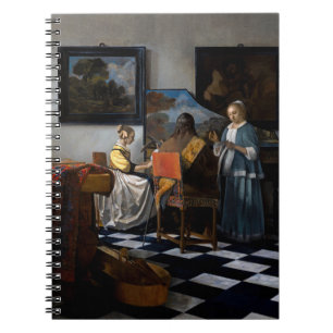 Johannes Vermeer - concert Notitieboek