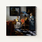 Johannes Vermeer - concert Notitieboek (Achterkant)