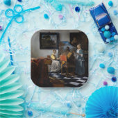 Johannes Vermeer - concert Papieren Bordje (Feest)