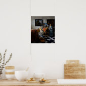 Johannes Vermeer - concert Poster (Keuken)