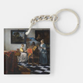 Johannes Vermeer - concert Sleutelhanger (Achterkant)