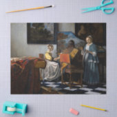 Johannes Vermeer - concert Tissuepapier (Craft)