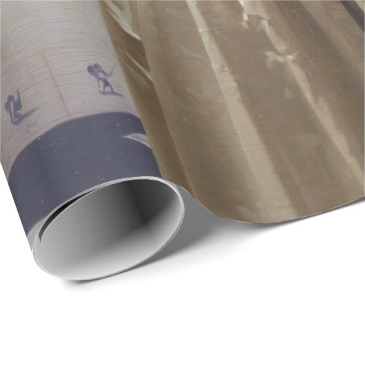 Johannes Vermeer - Dame die bij een maagdenvaag st Cadeaupapier (Rol Hoek)