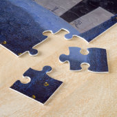 Johannes Vermeer - Dame die bij een maagdenvaag st Legpuzzel (Zijkant)