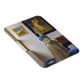 Johannes Vermeer - Dame die bij een maagdenvaag st Magneet (Rechterzijde)