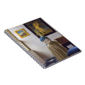 Johannes Vermeer - Dame die bij een maagdenvaag st Notitieboek (Rechterzijde)