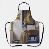 Johannes Vermeer - Dame die bij een maagdenvaag st Schort (Voorkant)