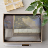 Johannes Vermeer - Dame die bij een maagdenvaag st Tissuepapier (Geschenk)