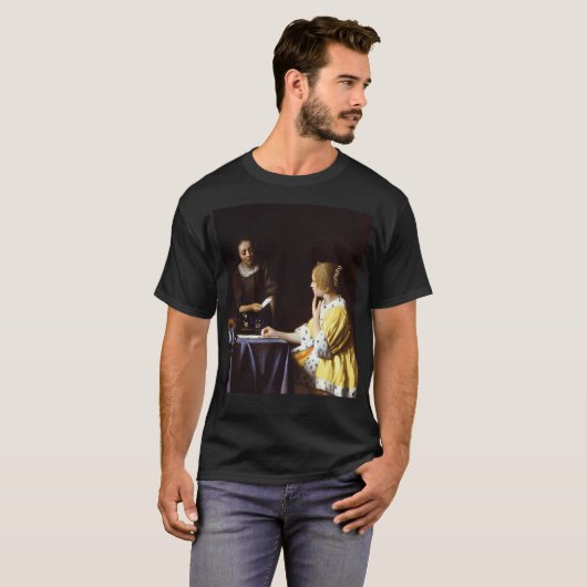 Johannes Vermeer Dame met haar dienstmaagd T-shirt