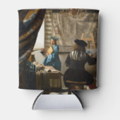 Johannes Vermeer - De Allegory of Painting Blikjeskoeler (Voorkant)