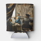 Johannes Vermeer - De Allegory of Painting Blikjeskoeler (Achterkant)