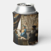 Johannes Vermeer - De Allegory of Painting Blikjeskoeler (Blikje Achterkant)