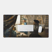Johannes Vermeer - De Allegory of Painting Bureaumat (Keyboard & Muis)