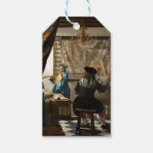 Johannes Vermeer - De Allegory of Painting Cadeaulabel (Voorkant)