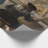 Johannes Vermeer - De Allegory of Painting Cadeaupapier (Hoek)