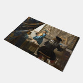 Johannes Vermeer - De Allegory of Painting Deurmat (Schuin)