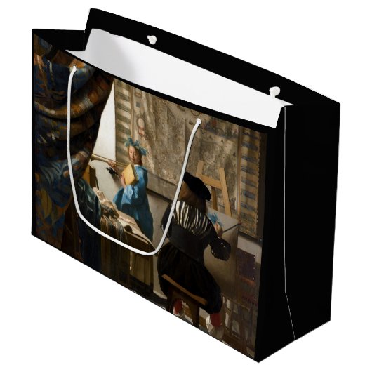 Johannes Vermeer - De Allegory of Painting Groot Cadeauzakje (Voorkant Gekanteld)