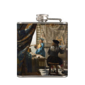 Johannes Vermeer - De Allegory of Painting Heupfles (Achterkant)