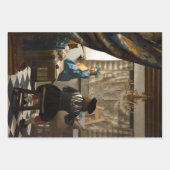 Johannes Vermeer - De Allegory of Painting Inpakpapier Vel (Voorkant 3)