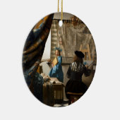 Johannes Vermeer - De Allegory of Painting Keramisch Ornament (Rechts)